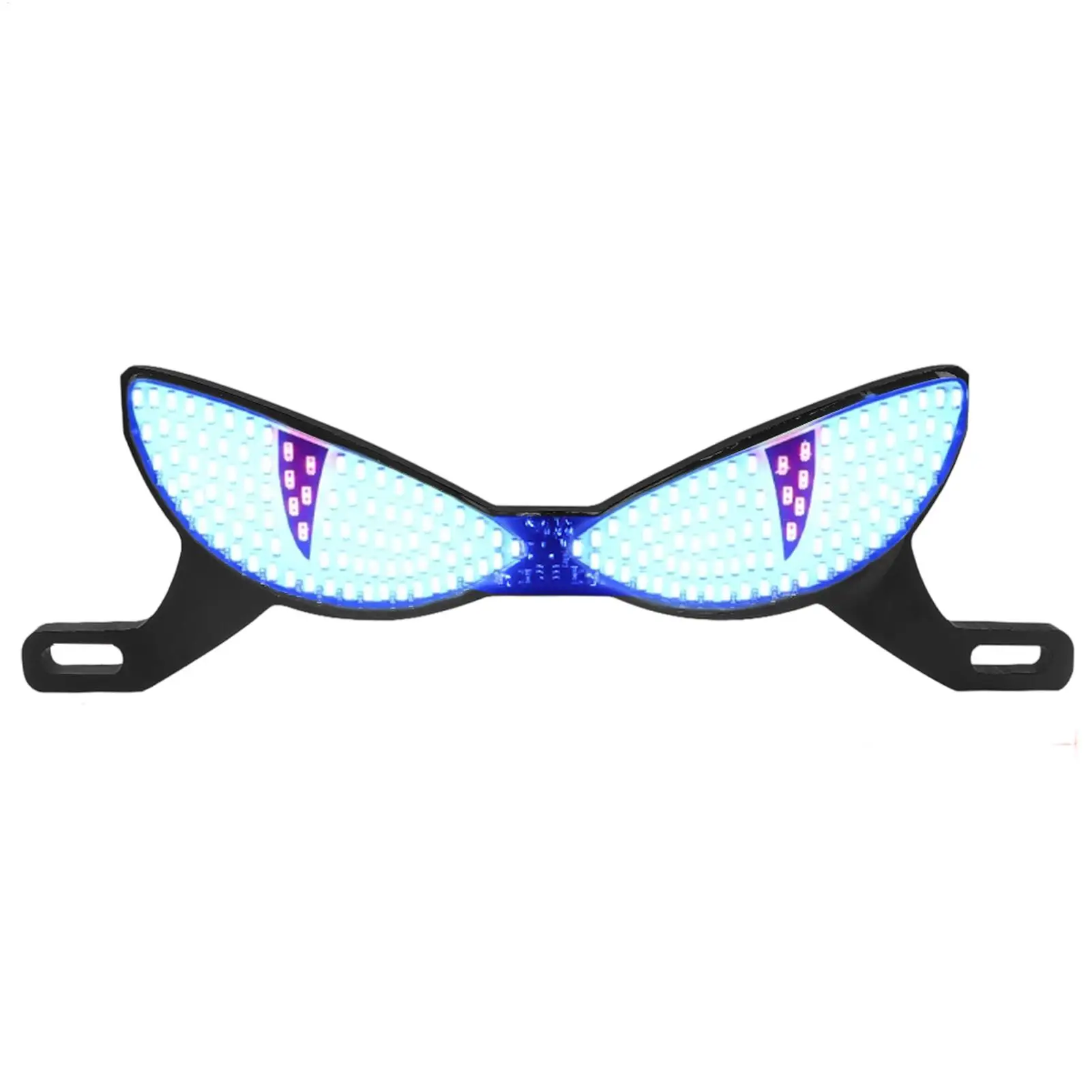 Motorcycle Tail Light Eye-Shaped Waterproof Bright Motorcycle LED Rear Lighting For Night Riding Daily Commuting Travel City