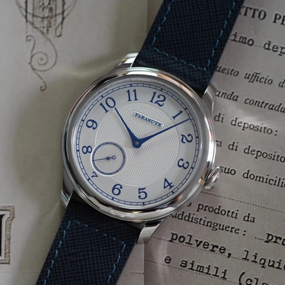 FARASUTE Men Automatic Watch 40mm Mechanical Wristwatch Sapphire Mirror Small Second Dial ST17 Mov