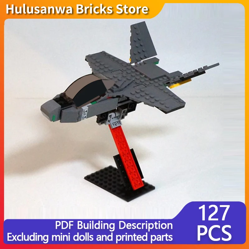 

Современные военные истребители, модель MOC, строительные кирпичи, военное оборудование, модульные технологии, подарки, праздник, сборка, детский игрушечный костюм