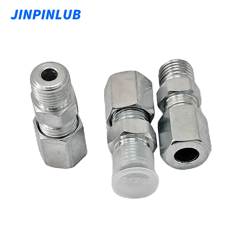 

Компрессионный фитинг JINPINLUB DCN, прямой фитинг для дистрибьютора смазки, система смазки трубопровода