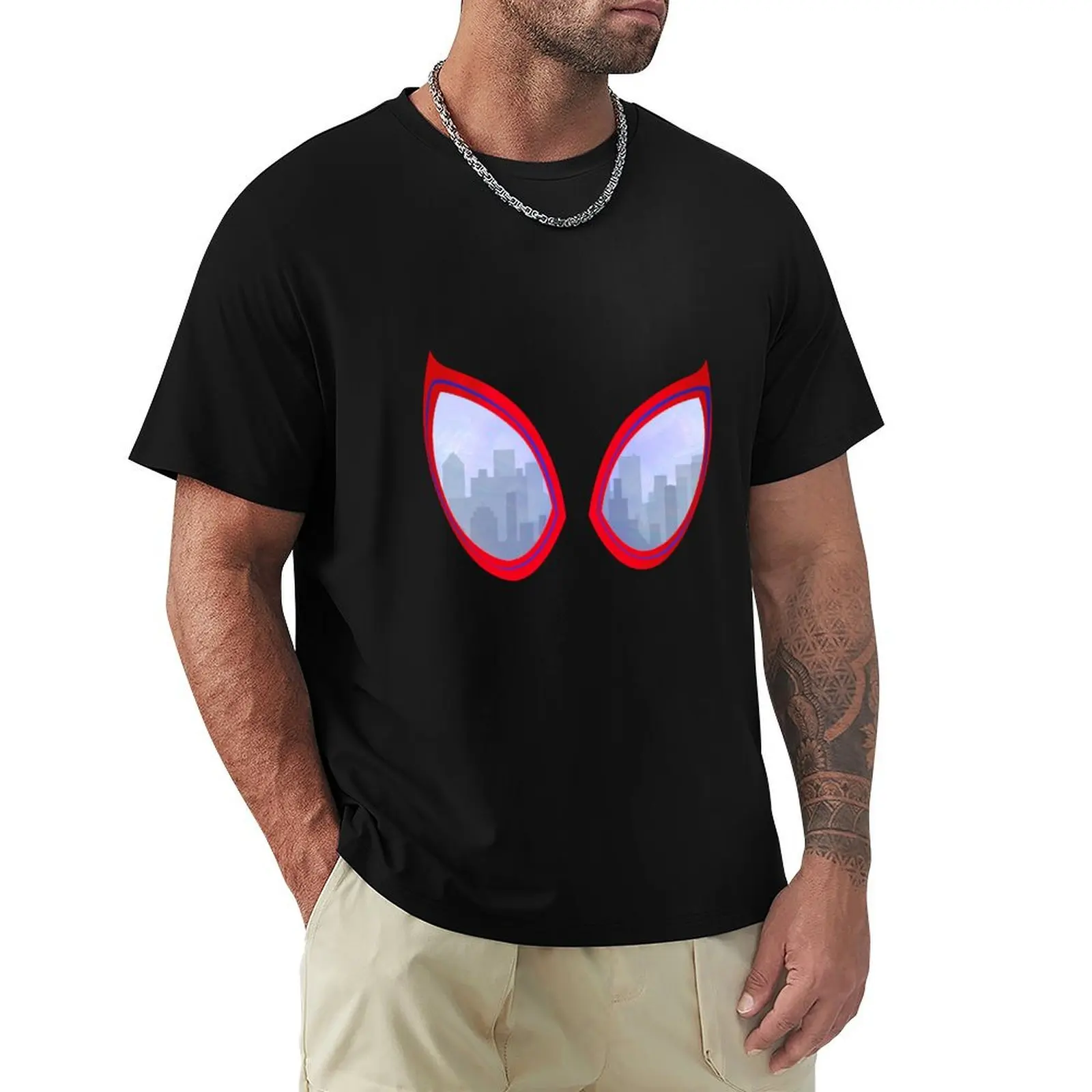 Spider eyes T-Shirt Short sleeve tee vintage clothes customizeds Men's t-shirts