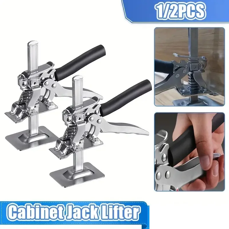 

2PCS Hand Lifting Tool Labor-Saving Arm Jack Door Panel Drywall Lifting Cabinet Board Lifter Tile Height Adjuster Elevator Tools