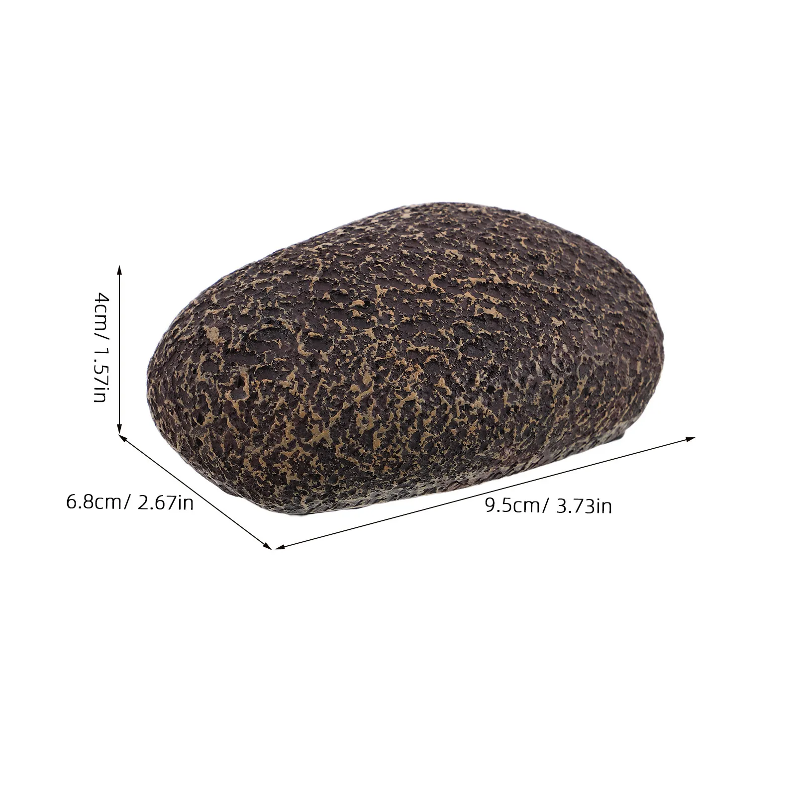 Realistic Stone Hider Outdoor Hidden Storage Box Creative Garden Ornament Spare Keys Security Yard Patio Flower Bed Decorative