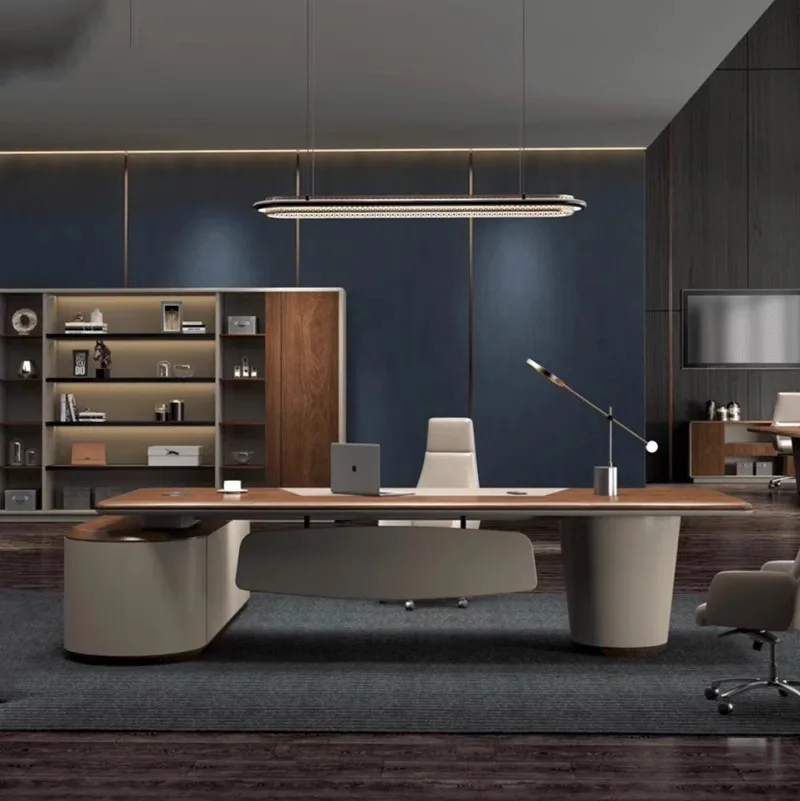 President of the big class desk, Chairperson of the board, General manager, desk and chair combination CEO, high-end atmosphere