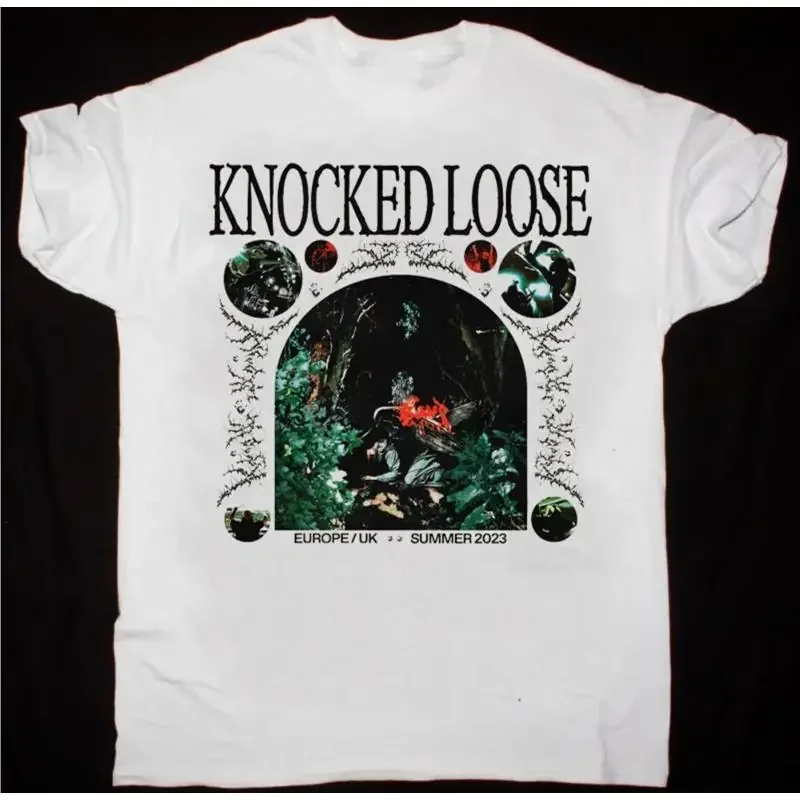 Vtg Knocked Loose Band 2023 For Fan Cotton White T Shirt