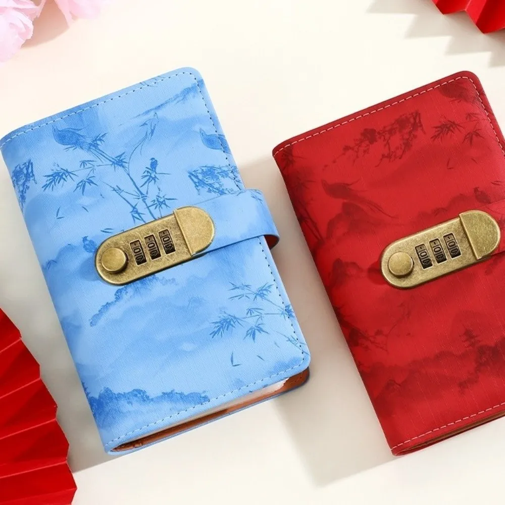 مقاوم للماء التوفير التحدي الموثق قفل بكلمة مرور PU كتاب إيداع ثابت جيوب متعددة خمر فاتورة الميزانية مخطط توفير النقود