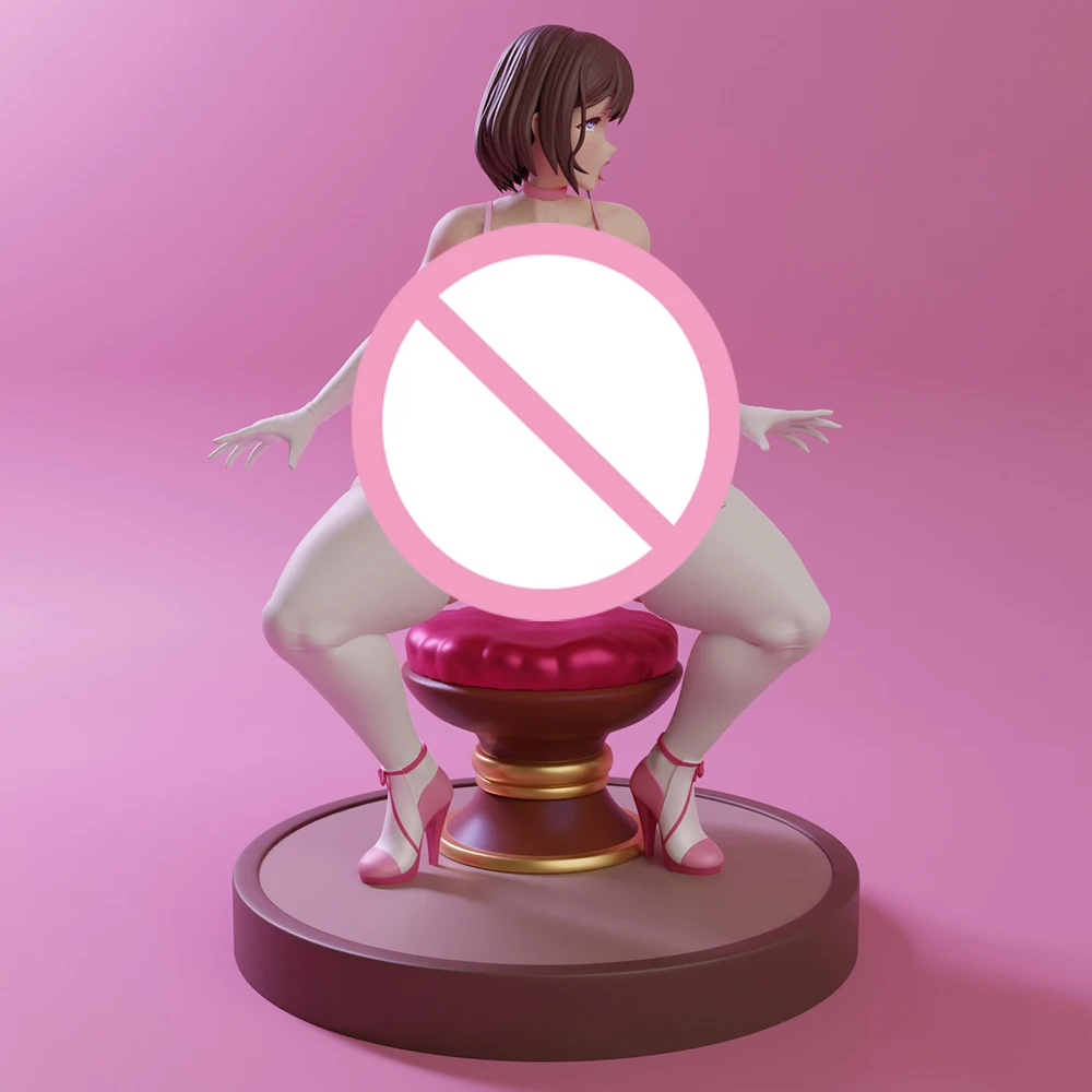 1:24 جميلة قزم و جبهة مورو NSFW ثلاثية الأبعاد طباعة الراتنج مجموعات الالعاب Gk غير مصبوغ تمثال WaiFu لتقوم بها بنفسك تمثال غير مجمعة أرقام نموذج اللعب #2