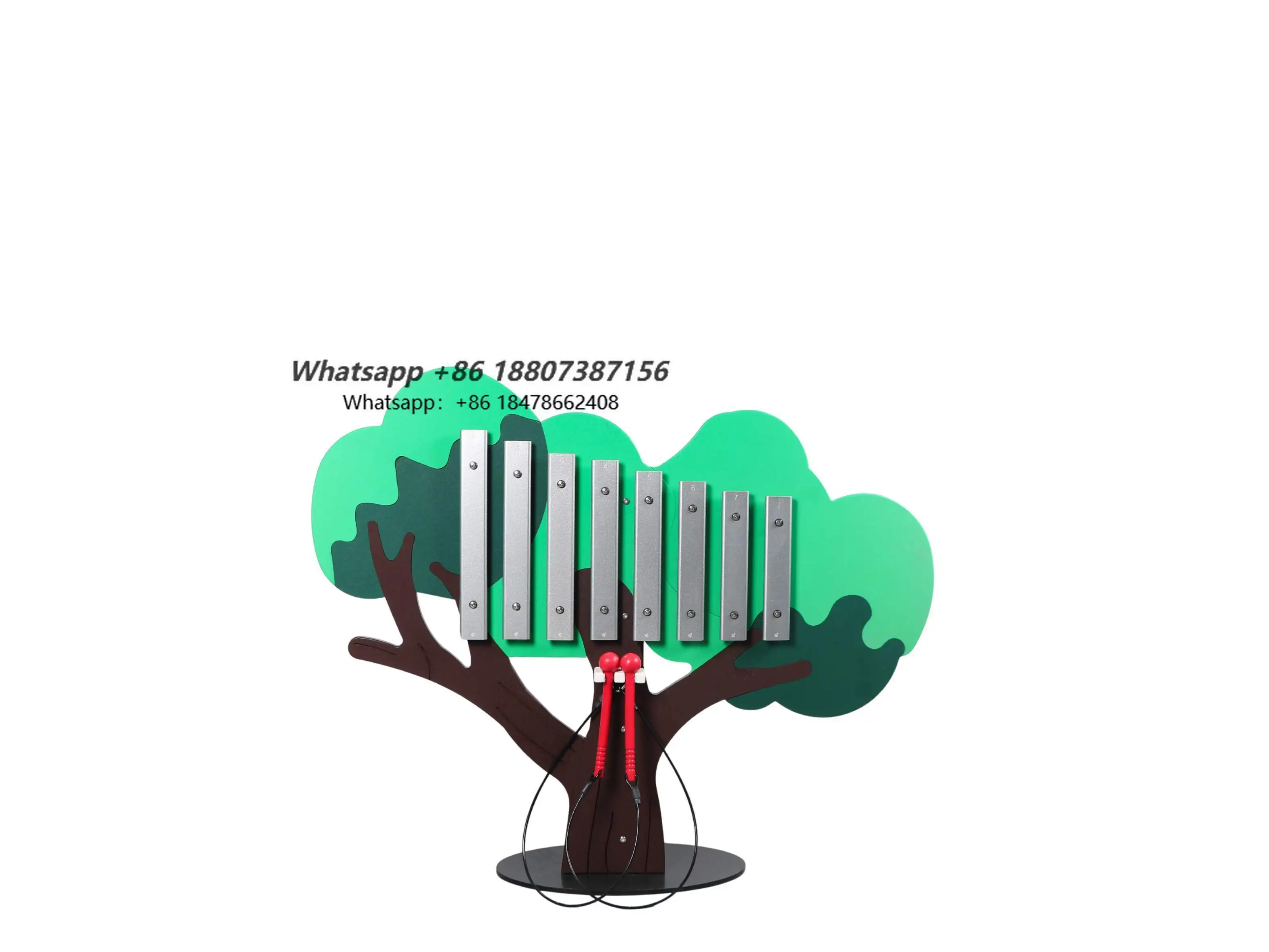 

New Outdoor Steel Percussion Instrument Tree Shape Forest Series for Kindergarten School Playground