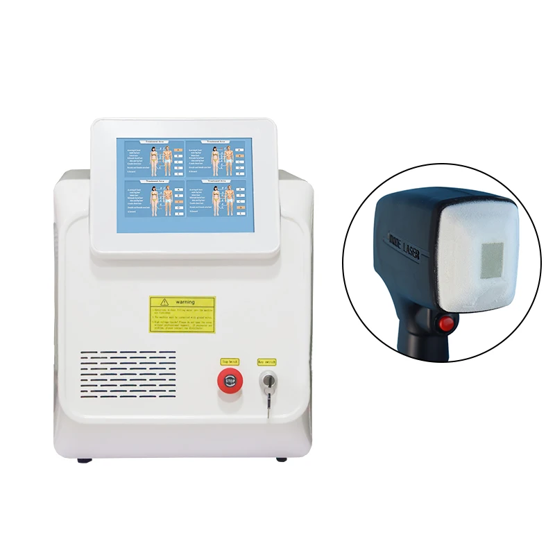 ADG Double Screen Diode Laser -28℃ cooling Painless Permanent 755 808 1064nm Hair Removal Machine with Screen Handle CE Approval