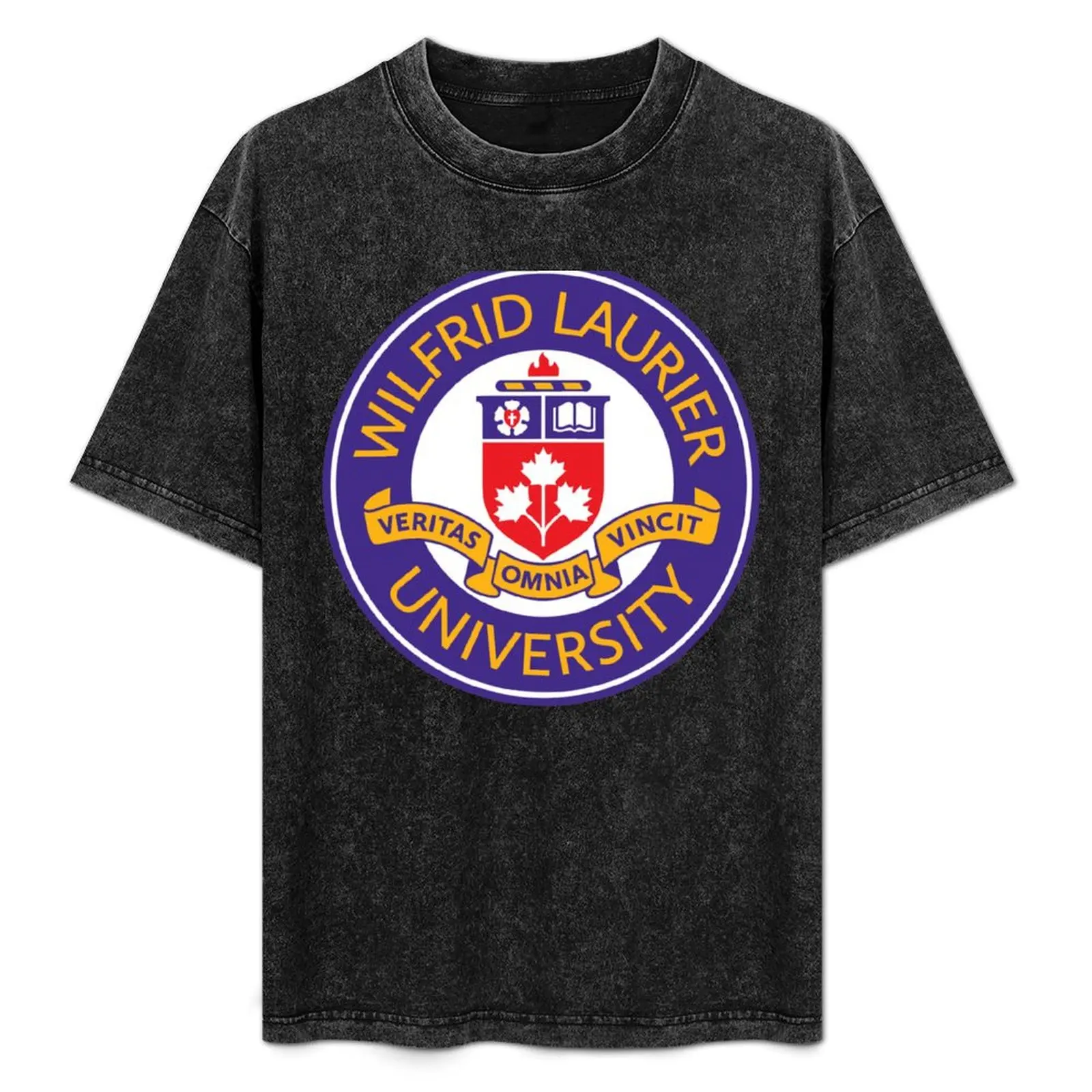 Laurier Golden College Art Logo1 T-Shirt Blouse vintage t shirts funny gifts blanks plain black t shirts men