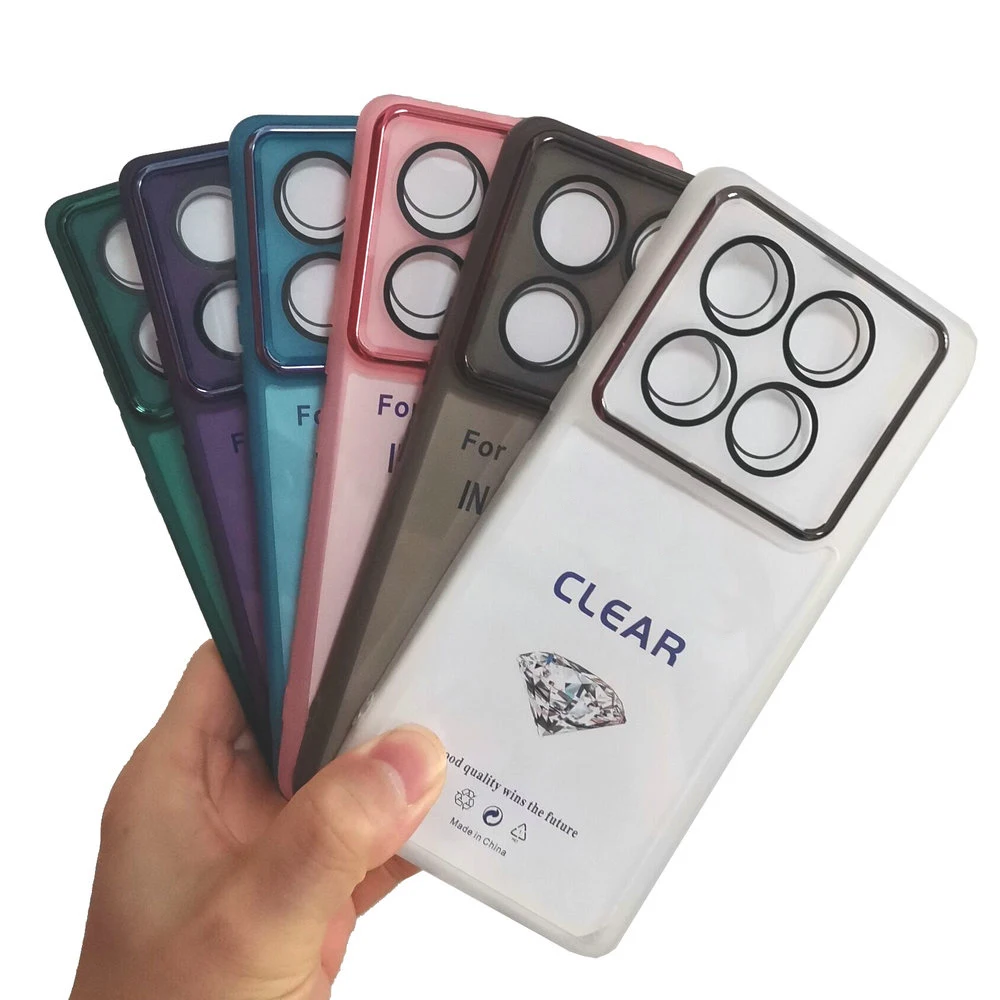 حافظة لهاتف Poco F6 Pro مطلية بالكروم، حافظة جل TPU ملونة لهاتف Redmi K70 Pro Redmi Turbo 3 #3