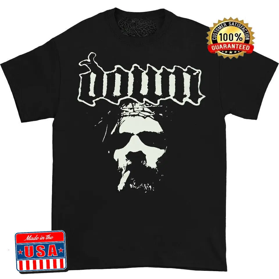 DOWN FACE Music Band Heavy Cotton Black All Size Unisex T Shirt S 4XL