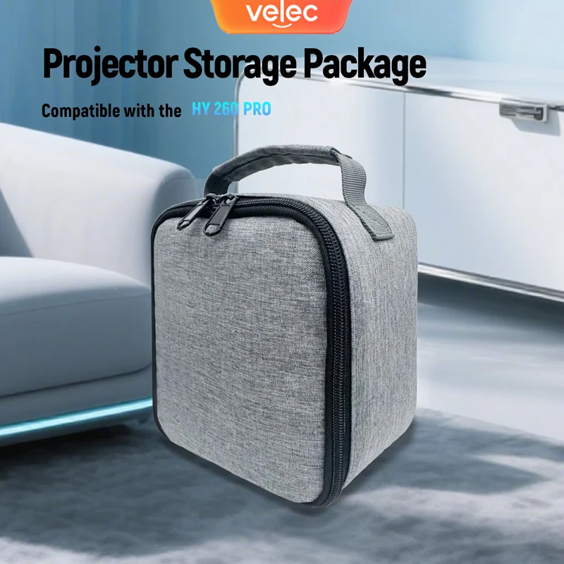 

Пакет для хранения проектора Velec, совместимый с портативным чехлом для переноски проектора премиум-класса HY260 Pro для бизнеса или развлечений