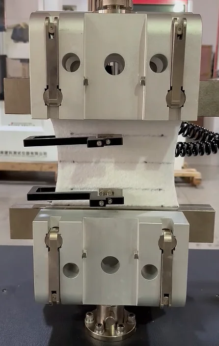 Geotextile Trapezoid Tear Strength Testing Machine 50kN UTM for Soil Material Quality Resistance Analysis ASTM D4533