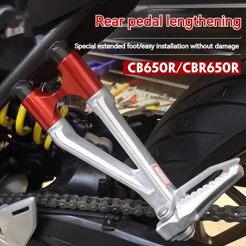 Für honda cb650r cbr650r 19-21 modifizierte hintere Pedal verlängerung hintere Pedal verlängerung hinteres Zubehör Motorrad zubehör