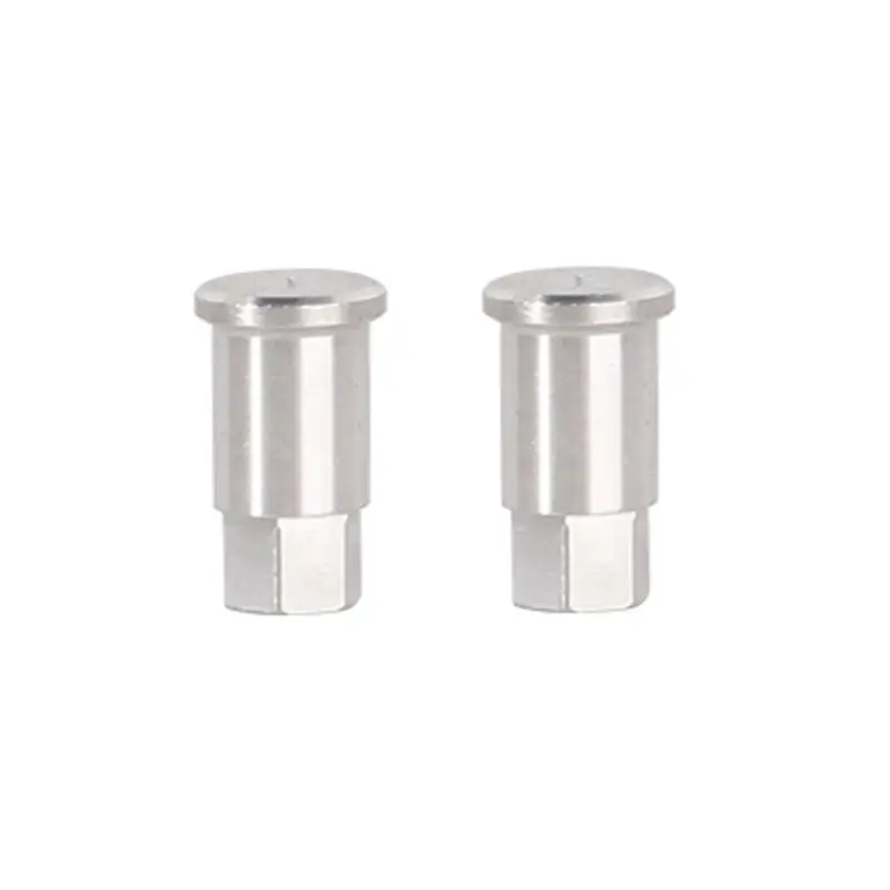 ABJL Hex Hub Adapter Metal Front Wheel for LDRC AE86 A86 A86P LD1801 1/18 RC Car Upgrade Parts 2Pcs