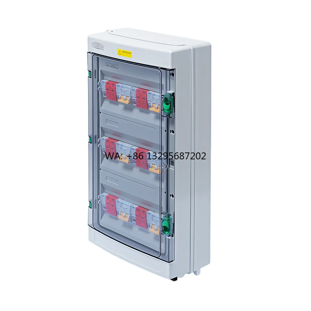 

36Ways 6 INPUT 6 OUTPUT 600V 16-63A IP65 6 Strings HA Photovoltaic Combiner Box FUSE MCB SPD For Solar Panel