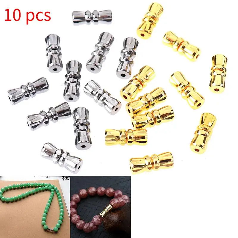 

10Pcs Screw Clasp Barrel Screw Clasps For Diy Bracelet Necklace Jewelry Making