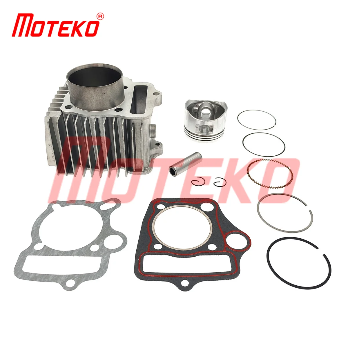 BX16061482 152FMH CD110 C110 52.4MM CYLINDER AND PISTON KIT WITH 13MM PIN 4T 110CC ENGINE PARTS FOR CUBS ATV CROSS DIRT BIKE