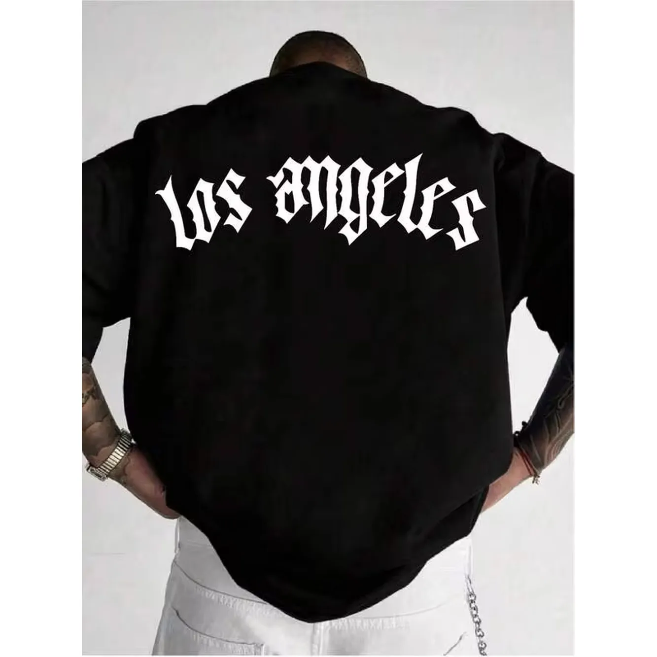 Men Standard Casual Stylish Short-Sleeve T-Shirt With English Print Design