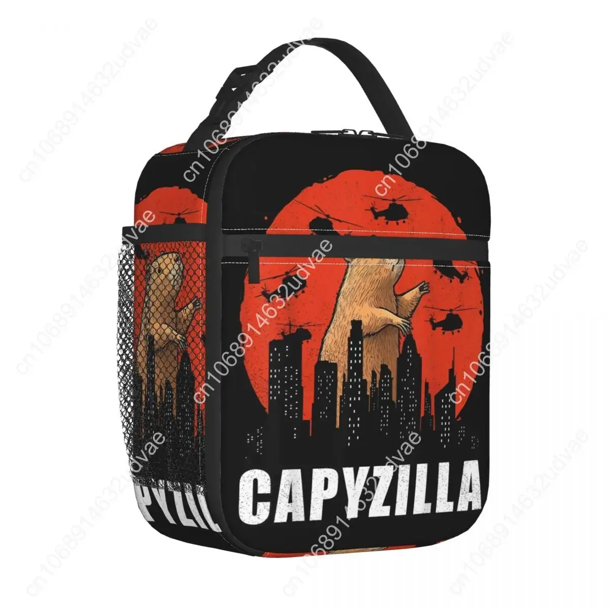 Insulated Lunch Box Capybara Capybara Rodent Capyzilla Merch Lunch Container Unique Design Thermal Cooler Lunch Box For Travel