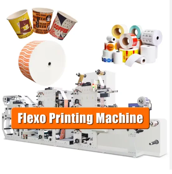 Customized Industrial Flexographic Printing Press For Large-Scale Paper Cup Manufacturing