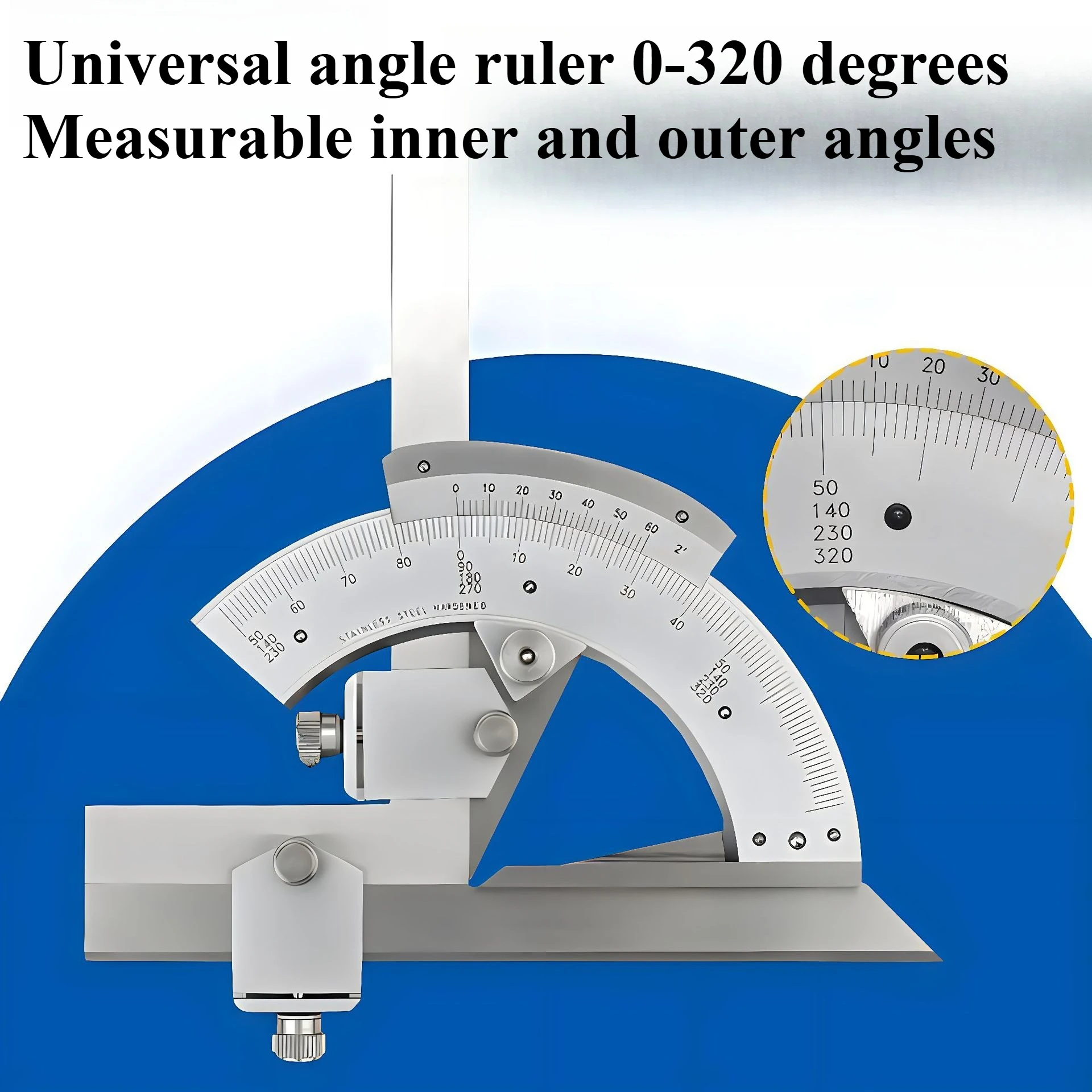convient-pour-etopoo-regle-d'angle-vernier-0-320-degres-regle-d'angle-rapporteur-0-320-degres