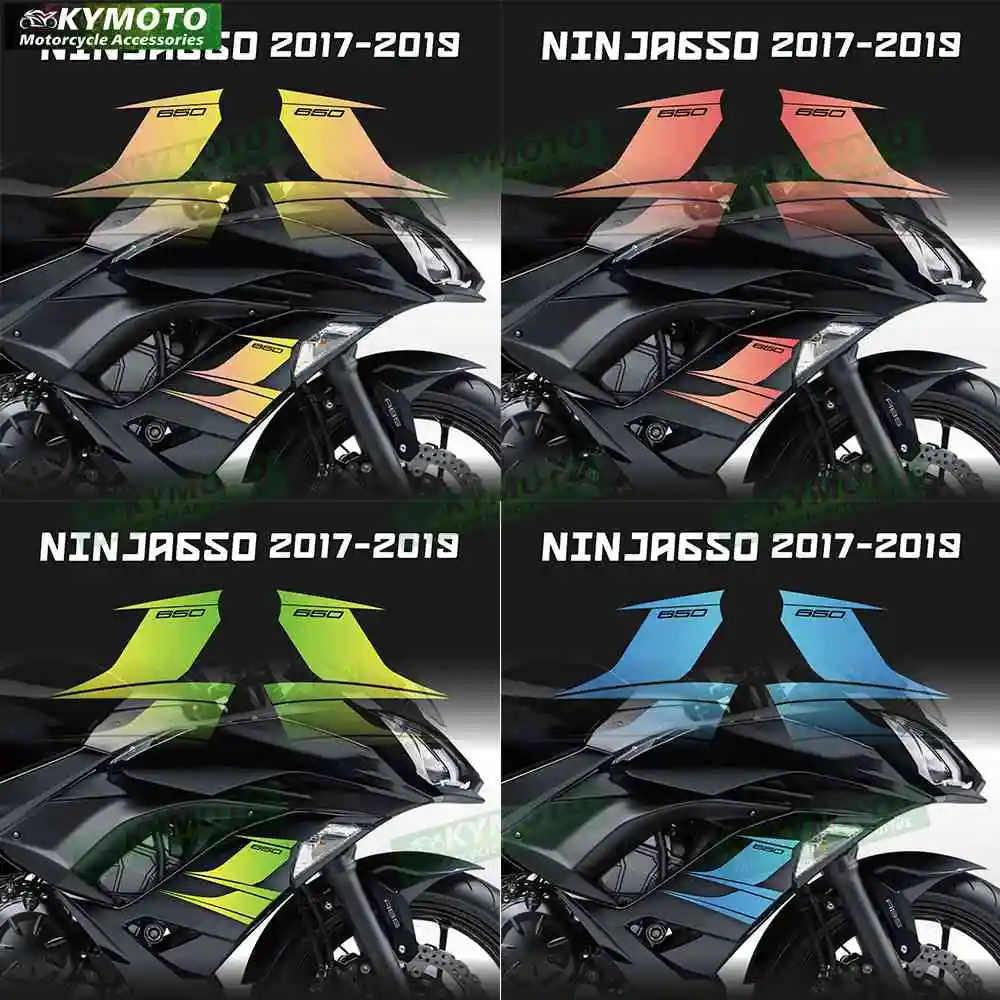 

For NINJA 650 NINJA 650 EX650 EX 650 2017 2018 2019 motorcycle accessories fairing left and right kit sticker decoration