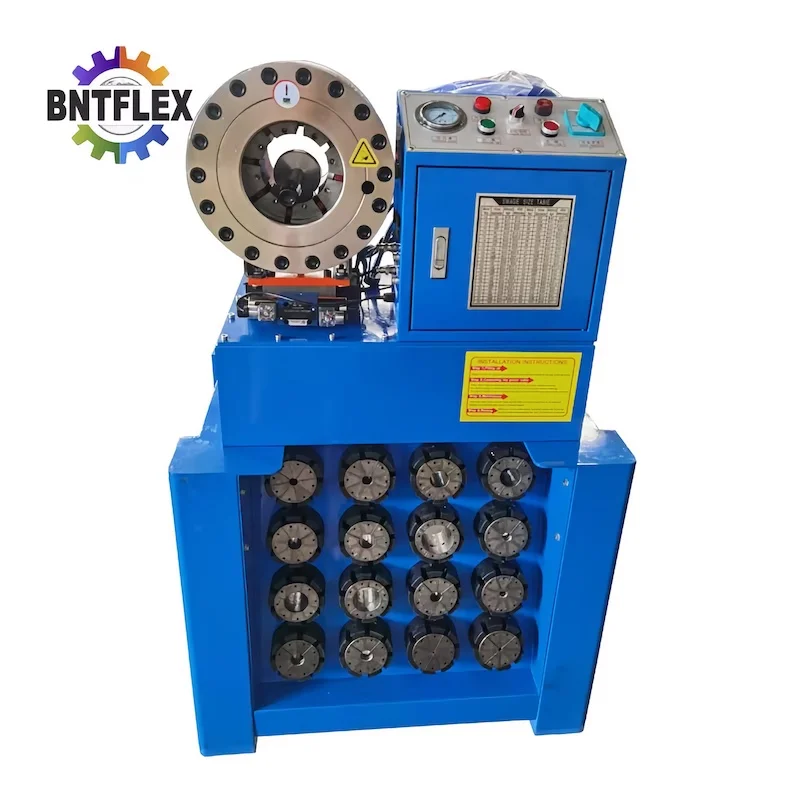 Professional Manufacturer 1/4" up to 2 Inch Rubber Hydraulic Hose Pipe Crimping Locking Machine