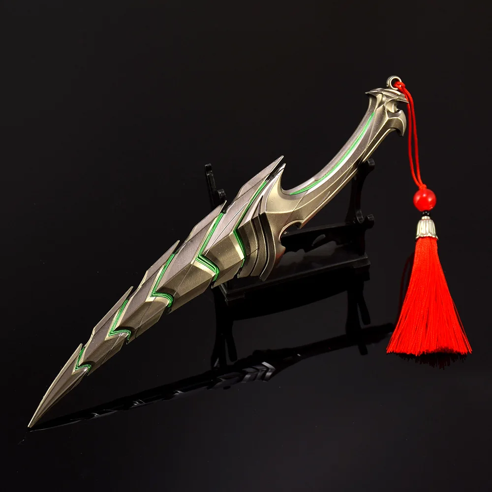 22cm Valorant 무기 헬릭스 단검 게임 주변 금속 에이전트 무기 모델 데스크탑 장식 장식 공예 선물 장난감 소년