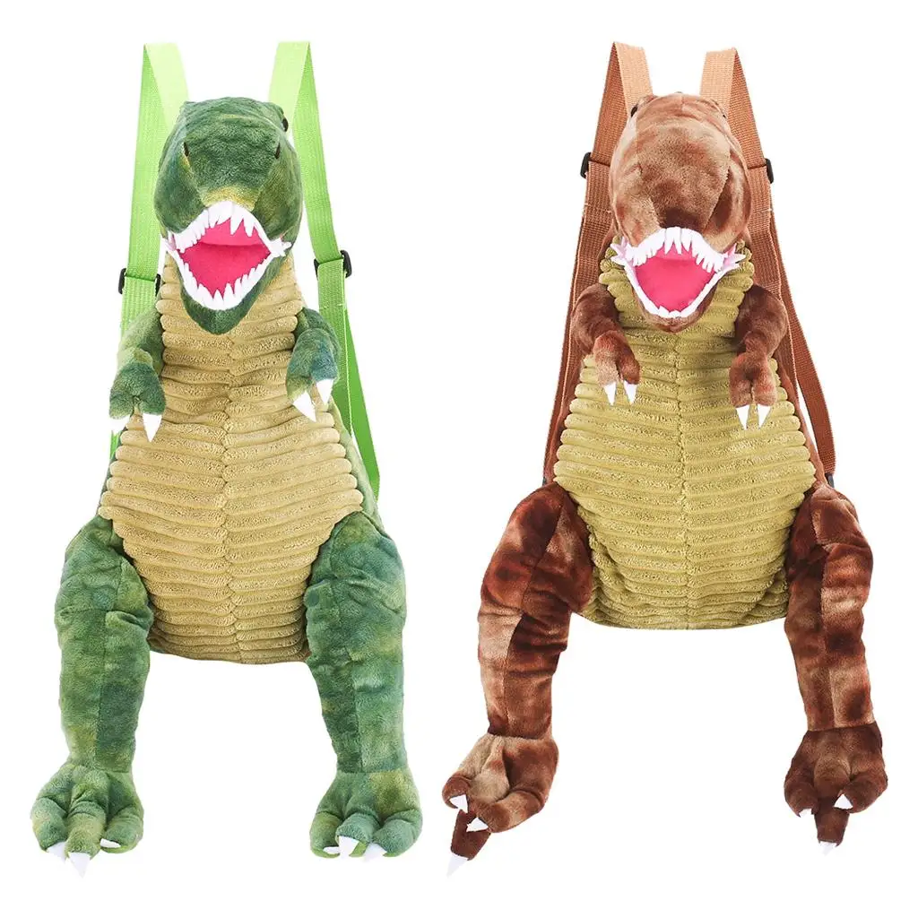Dinosaur Plush Doll Dinosaur-Shape Backpack Bags Anti-lost Bag Travel Bag