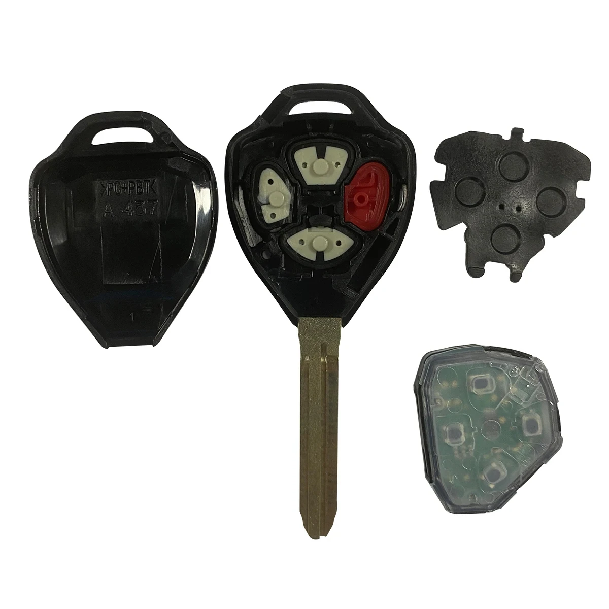 Silky-remote car key, 4D67 chip, Toyota, descendente, Yaris 2005, 2007, 2008, 2009, 2010, brinquedos43, MOZB41TG