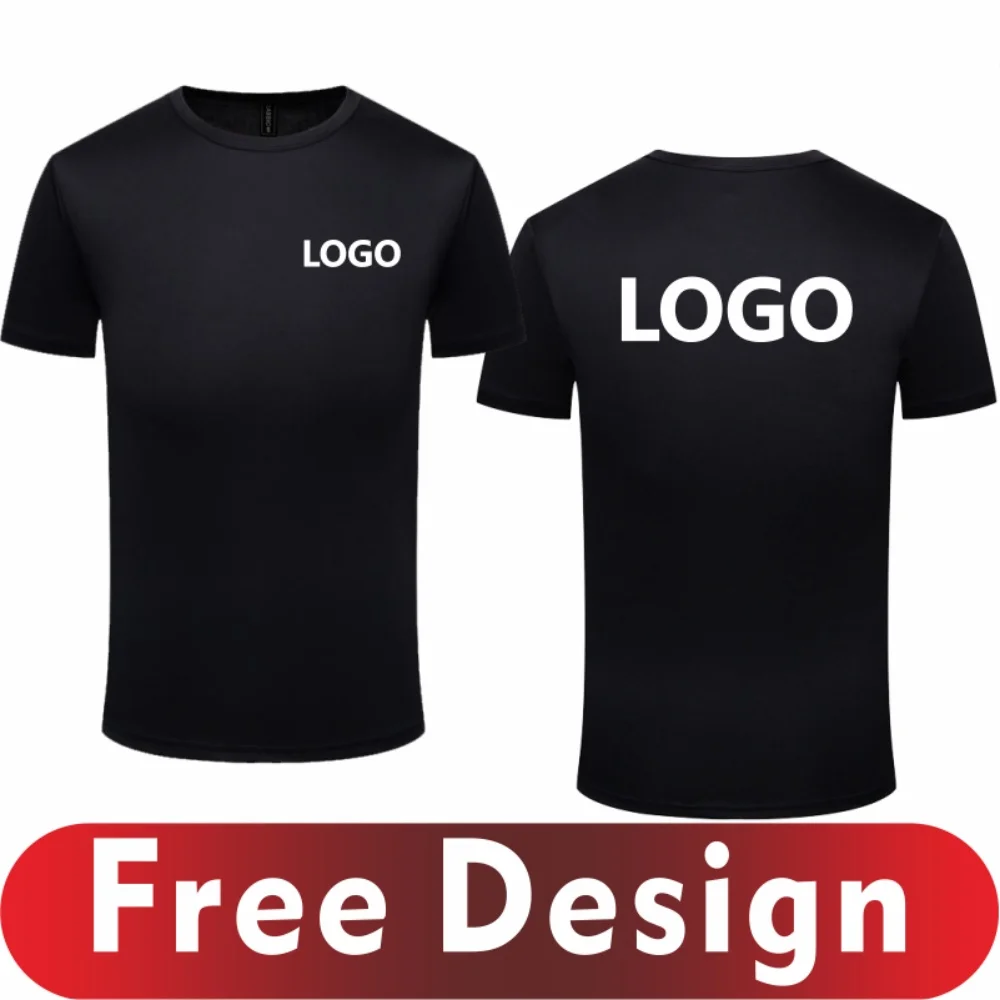 

Summer Sports T-shirts Custom Logo Casual Elastic T-shirts Printed Personalized Pattern Comfortable Team Tops Men clothing