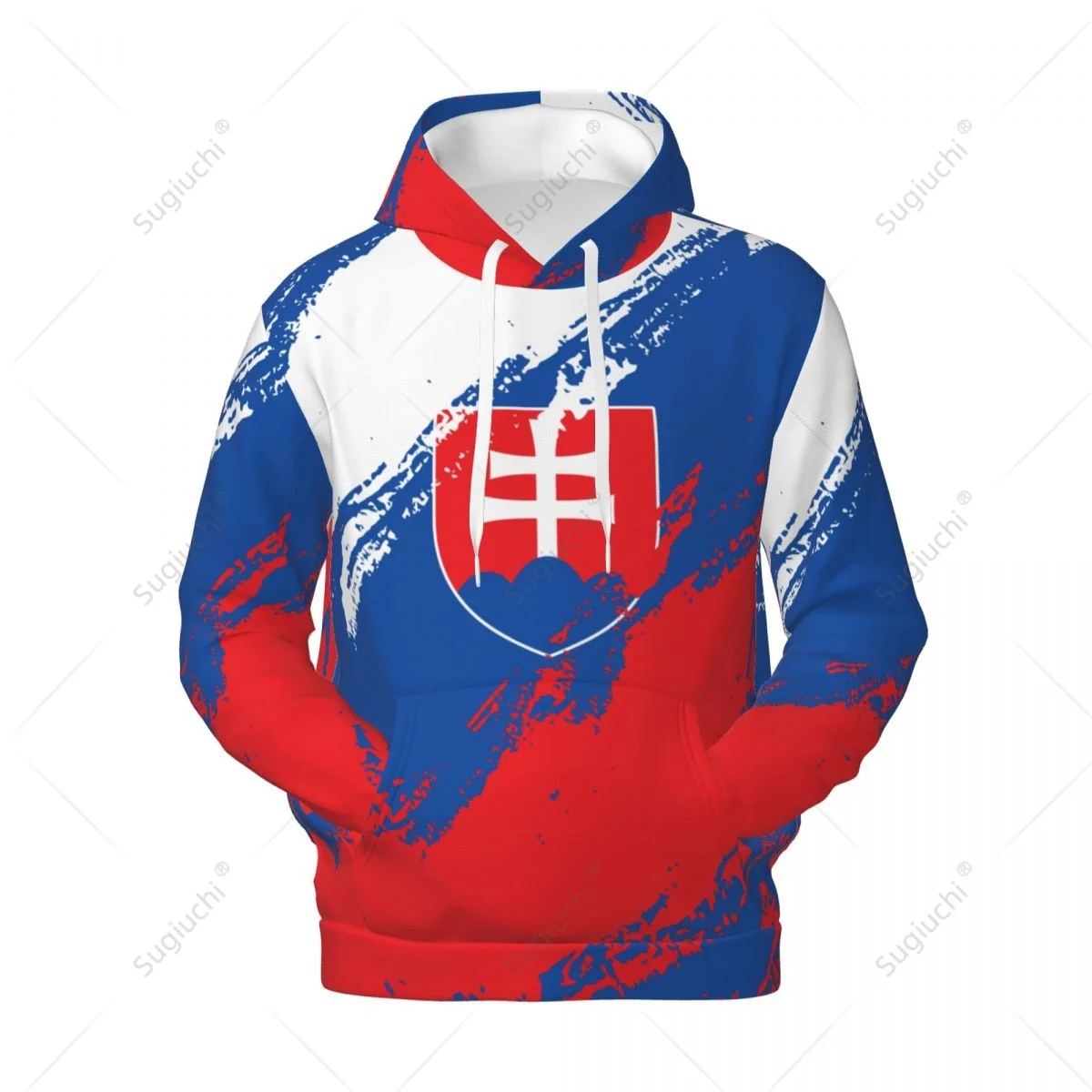 

Unisex Slovakia Flag Color Hoodie 3D Men Women Harajuku Sweatshirt Pullover Hoodies Polyester Casual