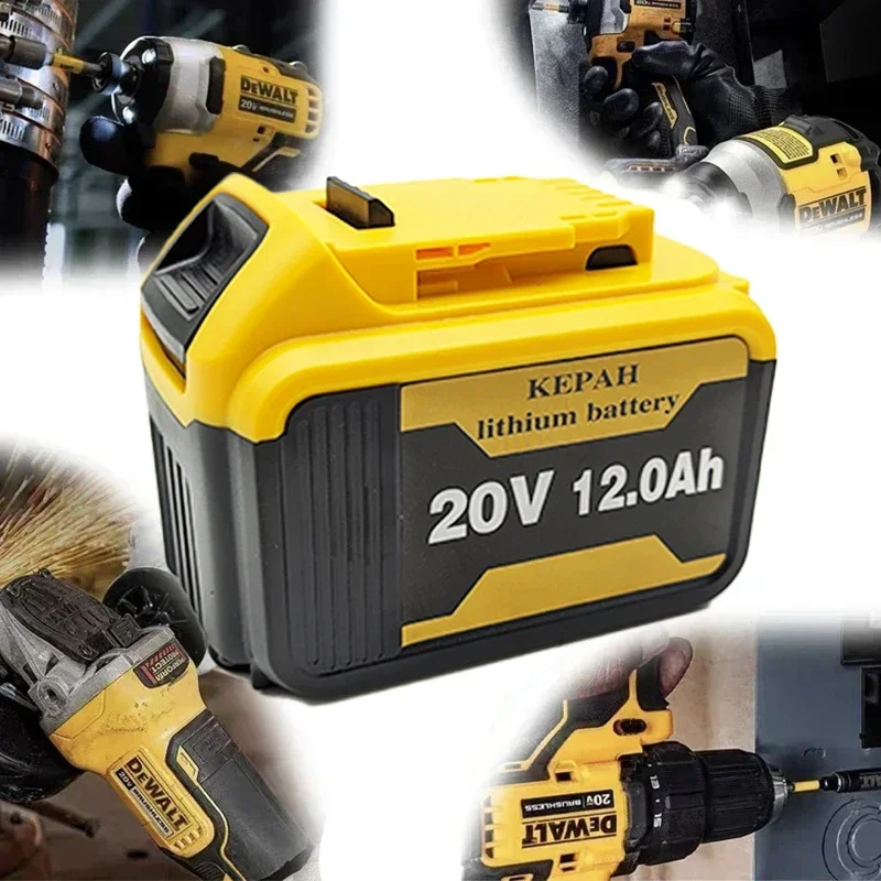 New Original DCB200 20V 12Ah Lithium Replacement Battery For Dewalt 18V DCB184 DCB200 DCB182 DCB180 DCB181 DCB182 DCB201 DCB206