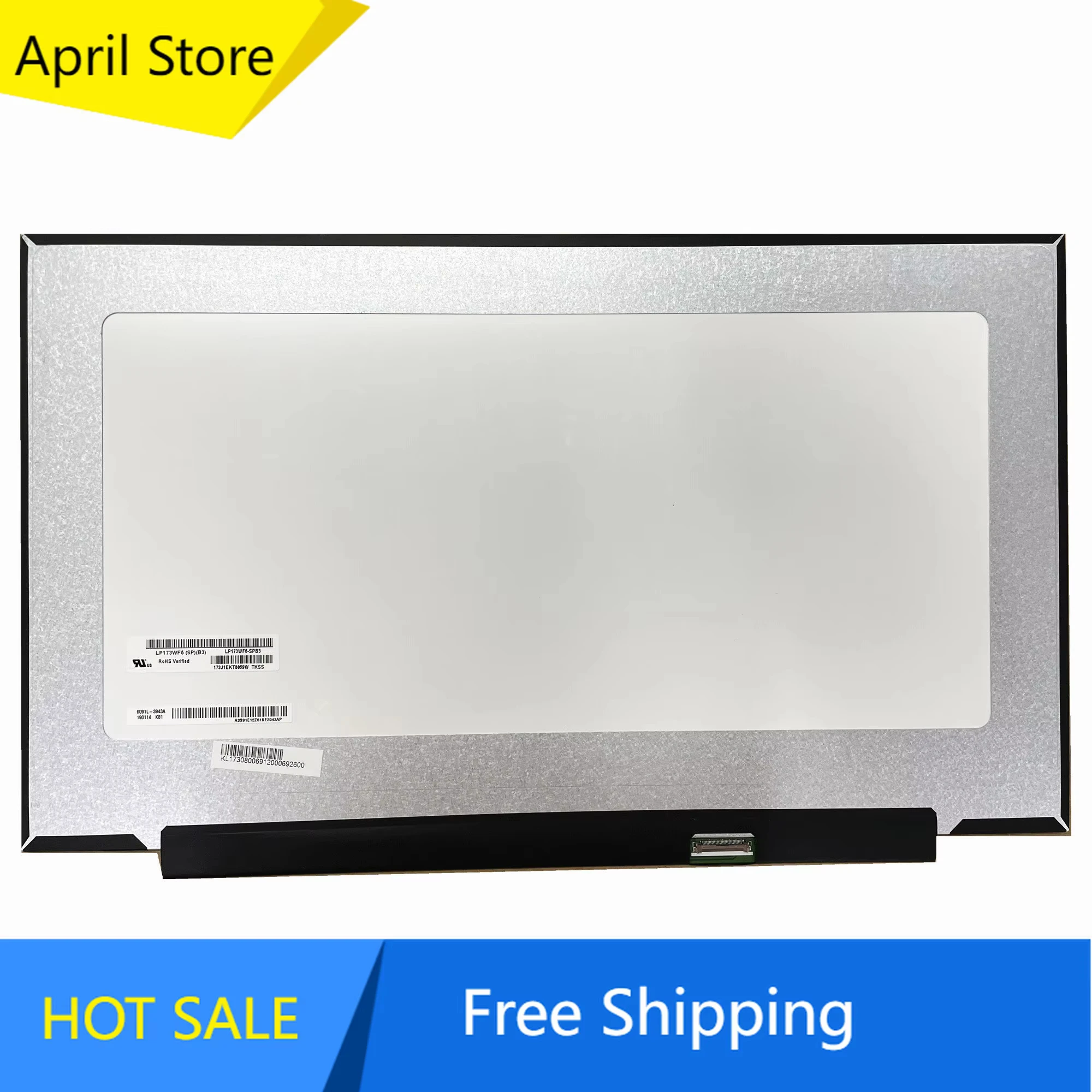 

LP173WF5-SPB3 fit LP173WF5-SPB4 17.3'' IPS Laptop LCD Display Screen 1920*1080 EDP 30 Pins