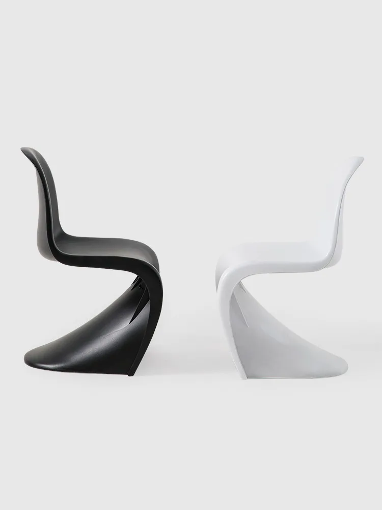 Nordic Home Dining Stoel Eenvoudige Stapelbare Plastic Rugleuning Netwerk Rode Ontwerper Bespreken Dressing Kruk