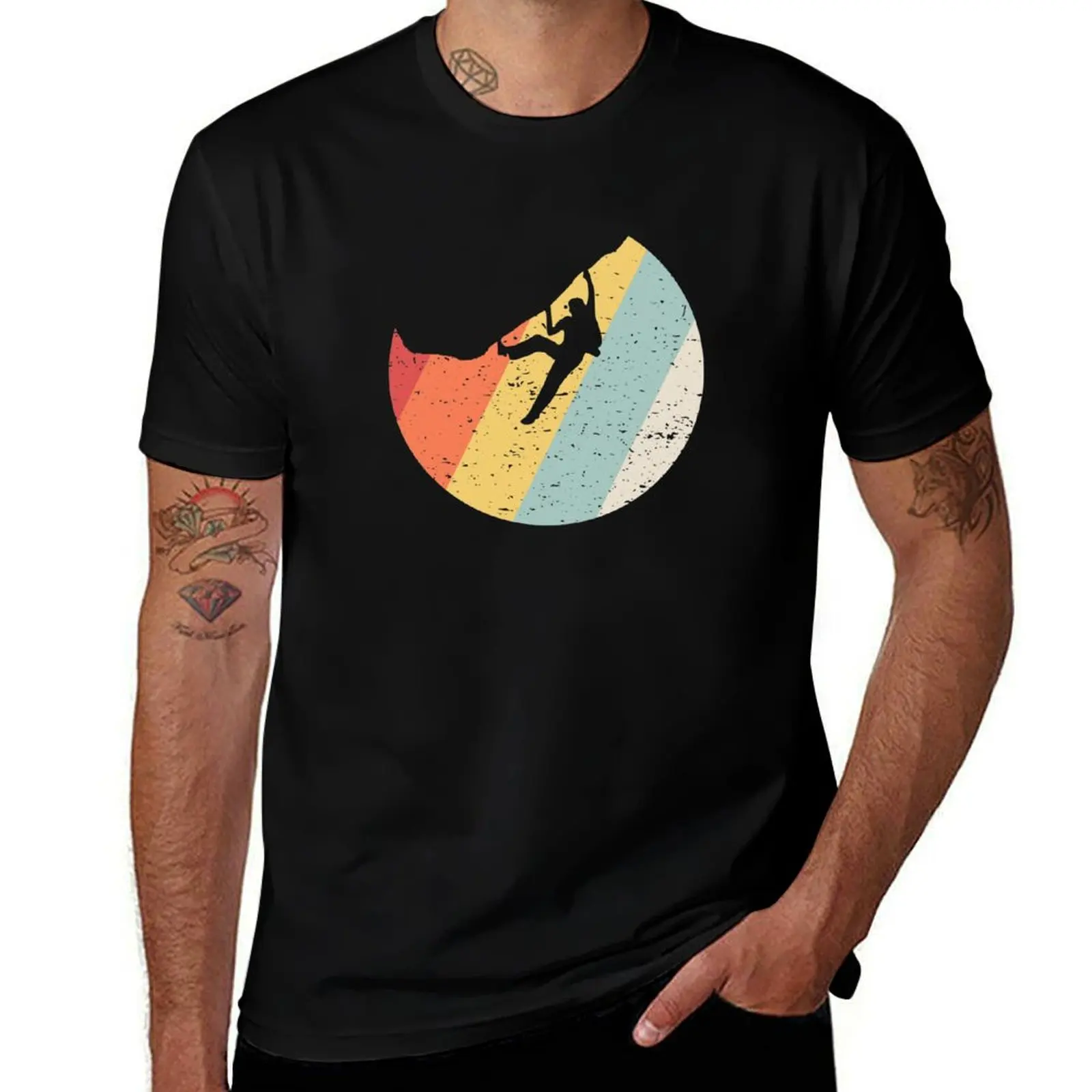 

Vintage Retro Rock Climber T-Shirt graphic t shirt vintage cheap stuff sublime t shirt men 100℅ cotton