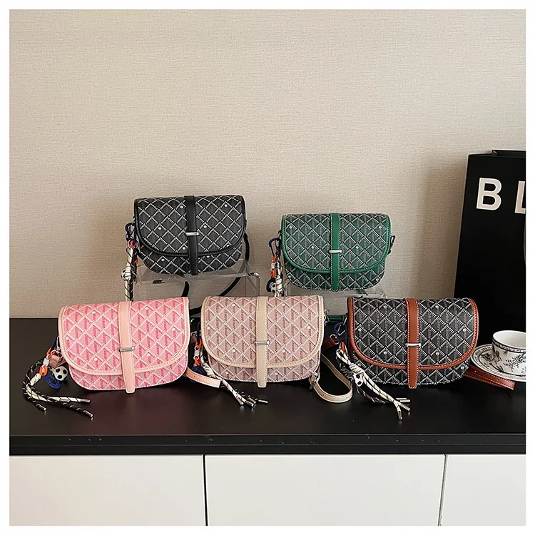 

Новая женская седельная сумка — однотонная сумка через плечо и плечо 2-в-1, универсальный повседневный дизайн, стильная пригородная сумка