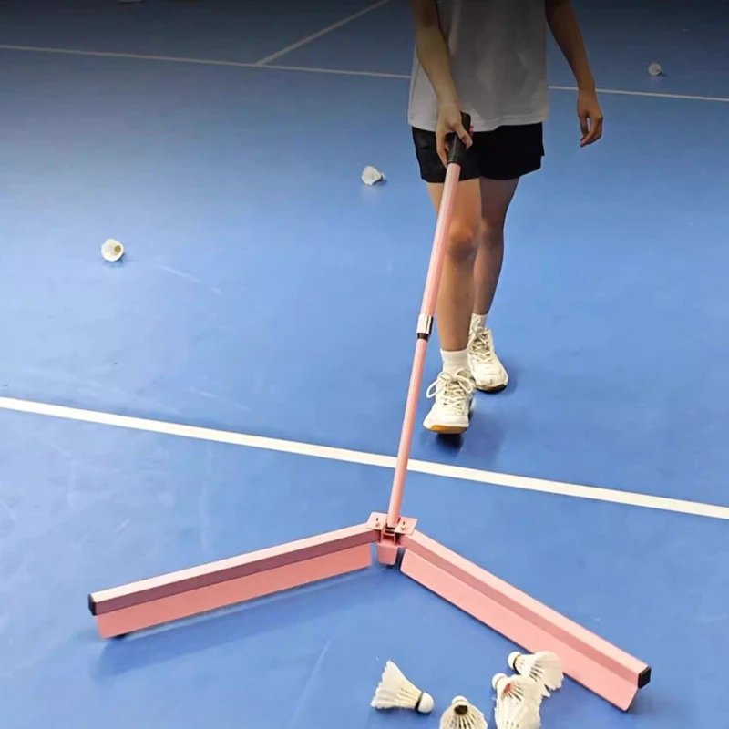 Scalable Height Badminton Sweeper Foldable Badminton Ball Collector Lightweight Balls Picker Portable Shuttlecock Equipment
