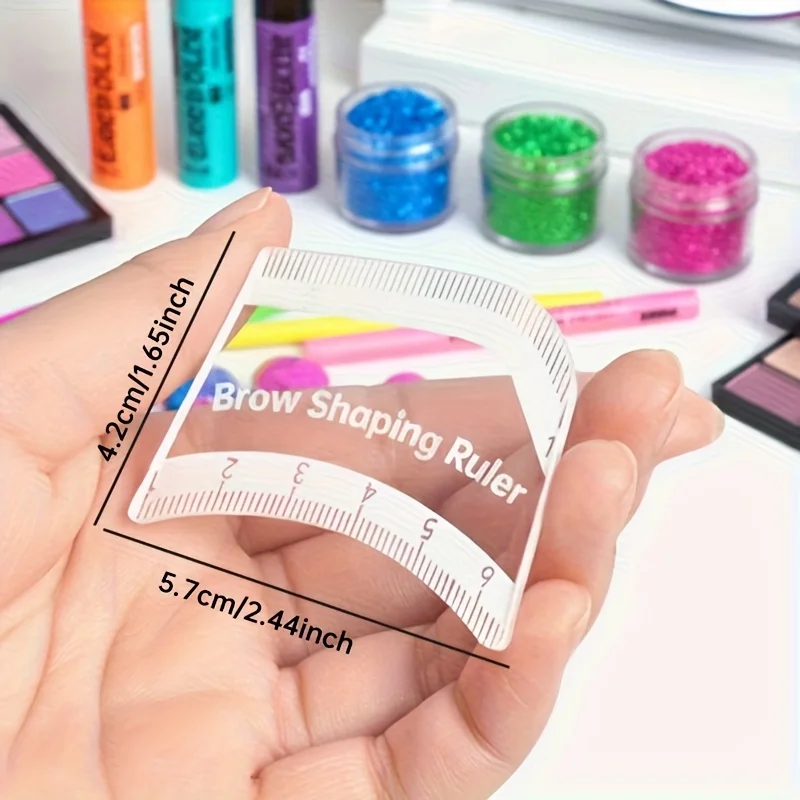 Reusable Eyebrow Stencil Kit With Eyelash Tool, Quick Shaping & Portable Design for Easy Eyebrow Drawing