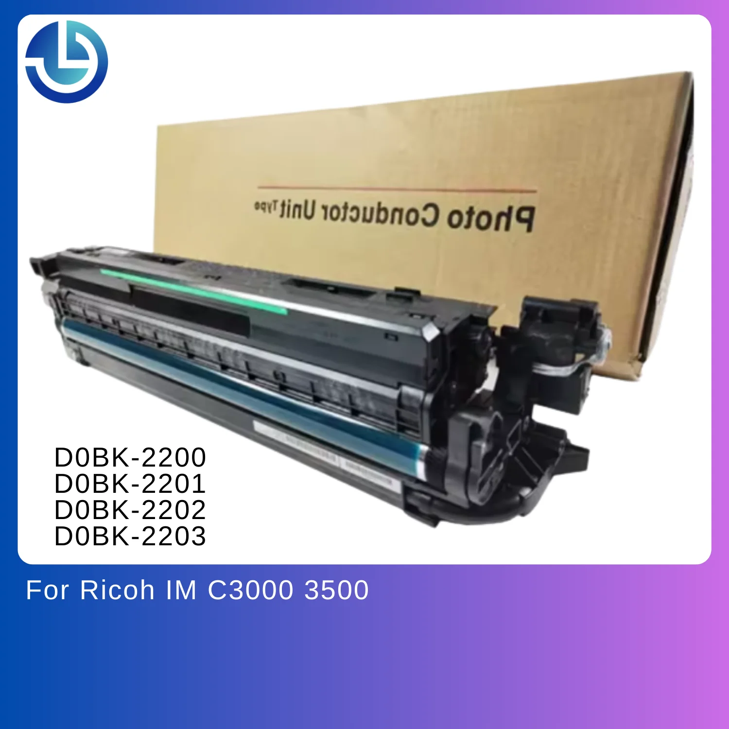 Drum Unit for Ricoh IM C3000 3500 Drum Cartridge Drum Developer Unit Replacement of D0BK-2200 D0BK-2201 D0BK-2202 D0BK-2203