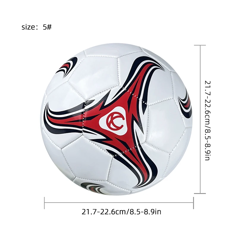 كرة القدم مقاس 5/4 لمباراة كرة القدم الاحترافية، نطاط ناعم متين، للتدريب في الأماكن المغلقة والخارجية لعبة رياضية لملعب العشب