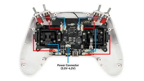 BETAFPV LiteRadio Sender Nano Gimbal Ersatz-Upgrade Gimbal-Gashebel / Selbstzentrierende DIY-Teile RC-Modell LiteRadio 3 TX – Detail 4