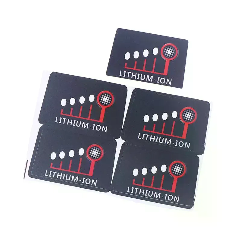 For M18 Lithium Battery LED Power Display Stickers LED Key Label For 18V 48-11-1815 Li-ion Battery Pack