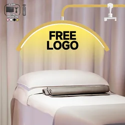 Stylish Advanced Free LOGO 23inch 45W Eyelash Extension LED Moon Light Adjustable Brightness Salon Equipment with Phone Holder