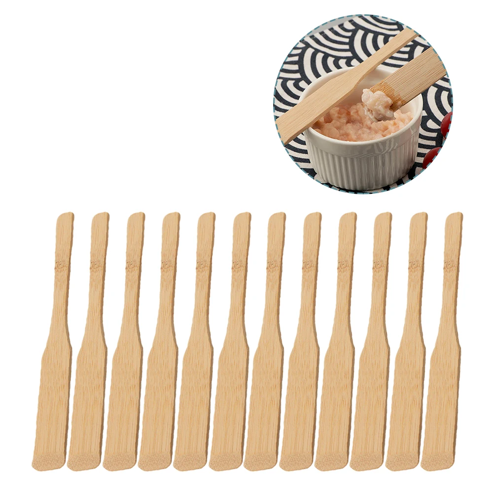 

12 Pcs Dumpling Fillings Spoons Stirring Ornament Tea Pot Wonton Stuffing Tasting