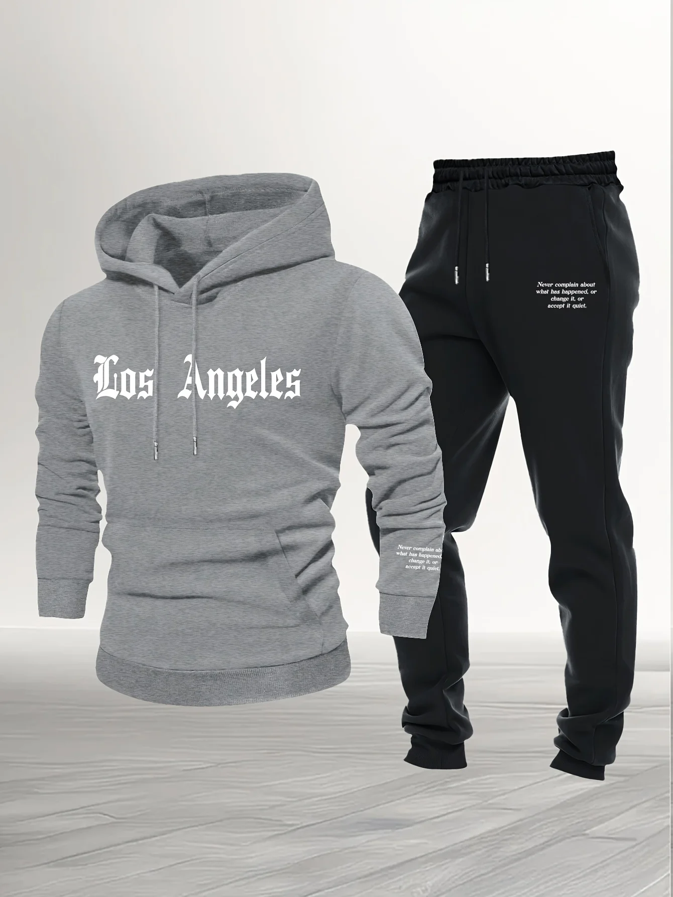 طقم سويت شيرت مطبوع عليه حروف مناسب لملابس الخريف والشتاء الرياضية الخارجية كهدية لملابس الأصدقاء لملابس الرجال