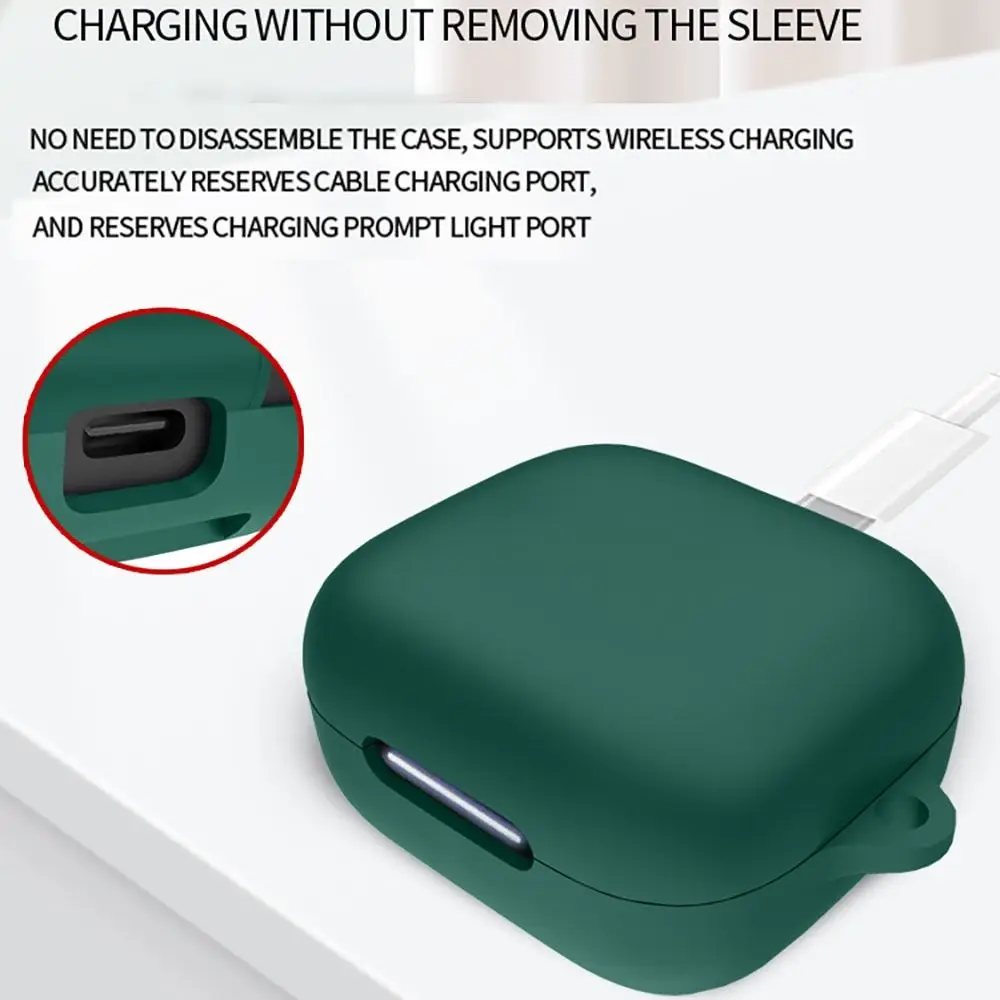 Silicone Earphone Case Dustproof Anti-fingerprint Earbuds Protective Cover Shockproof Fall Prevention for Anker Soundcore P30i view 5