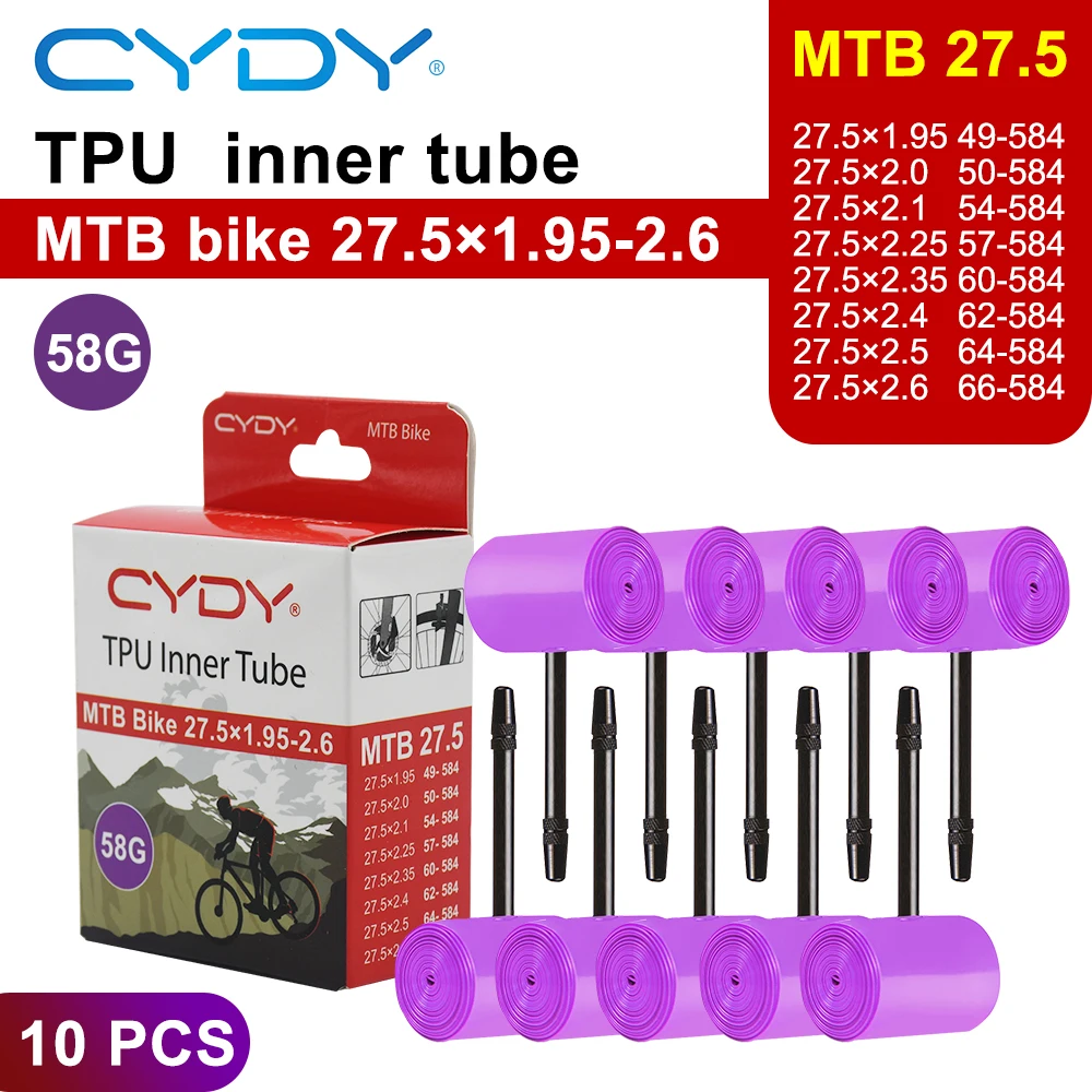 CYDY TPU MTB Fahrradschlauch 29 26 27.5 29x1.95 2.0 2.1 2.2 2.3 2.4 2.5 2.6 Zoll Mountainbike-Reifen Pneu 29er